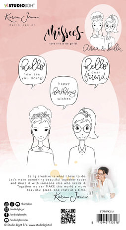 Karin Joan Anna & Bella Missees Clear Stamp (STAMPKJ15) (OUTLET)
