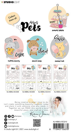 Karin Joan Sweet Cat Missees Pets Stamp & Die (KJ-MBKJ-SCD10) (OUTLET) Karin Joan Sweet Cat Missees Pets Stamp & Die (KJ-MBKJ-SCD10) (OUTLET)