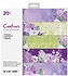 Sage & Purple Florals 12x12 Inch Paper Pad (CC-PAD12-SAPU) (OUTLET)