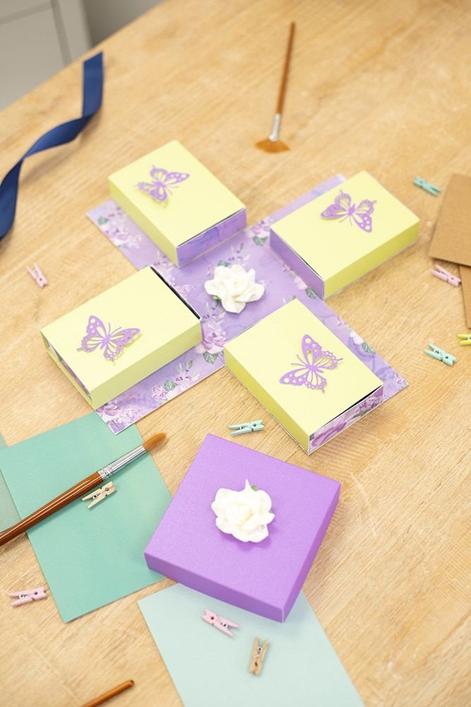 Crafter's Companion Sage & Purple Florals 12x12 Inch Paper Pad (CC-PAD12-SAPU) (OUTLET)