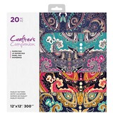 Crafter's Companion Paisley Pattern 12x12 Inch Paper Pad (CC-PAD12-CLPA) (OUTLET)