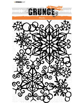 Studio Light Snowflakes Grunge Masks (SL-GR-MASK52) (OUTLET)