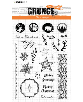 Studio Light Winter & Christmas Extras Grunge Stamps (SL-GR-STAMP106) (OUTLET) Studio Light Winter & Christmas Extras Grunge Stamps (SL-GR-STAMP106) (OUTLET)