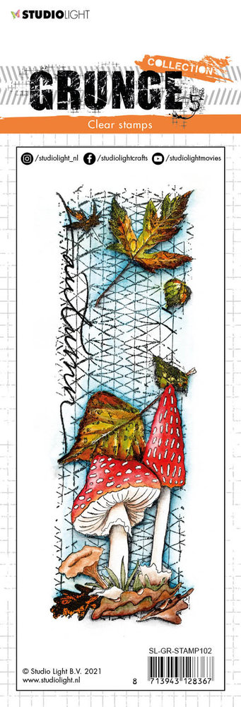 Studio Light Fall Mushrooms Grunge Stamps (SL-GR-STAMP102) (OUTLET) Studio Light Fall Mushrooms Grunge Stamps (SL-GR-STAMP102) (OUTLET)
