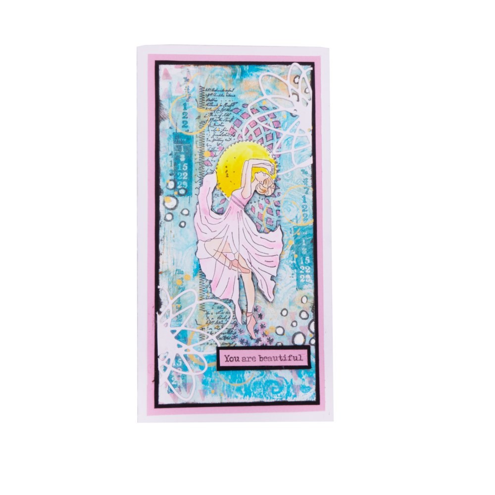 Studio Light Ballerina Grunge Stamps (SL-GR-STAMP34) (OUTLET)