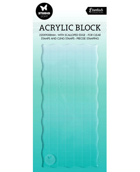 Studio Light Acrylic Stamp Block 150x70mm (SL-ES-ASB02) (BASIC)