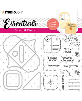 Studio Light Square Fancy Envelope Stamp & Die (BASICSDC58) (DISCONTINUED) Studio Light Square Fancy Envelope Stamp & Die (BASICSDC58) (DISCONTINUED)