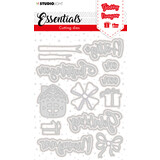 Studio Light Christmas Prettige Feestdagen 3 Cutting Dies (SL-ES-CD118) (OUTLET)
