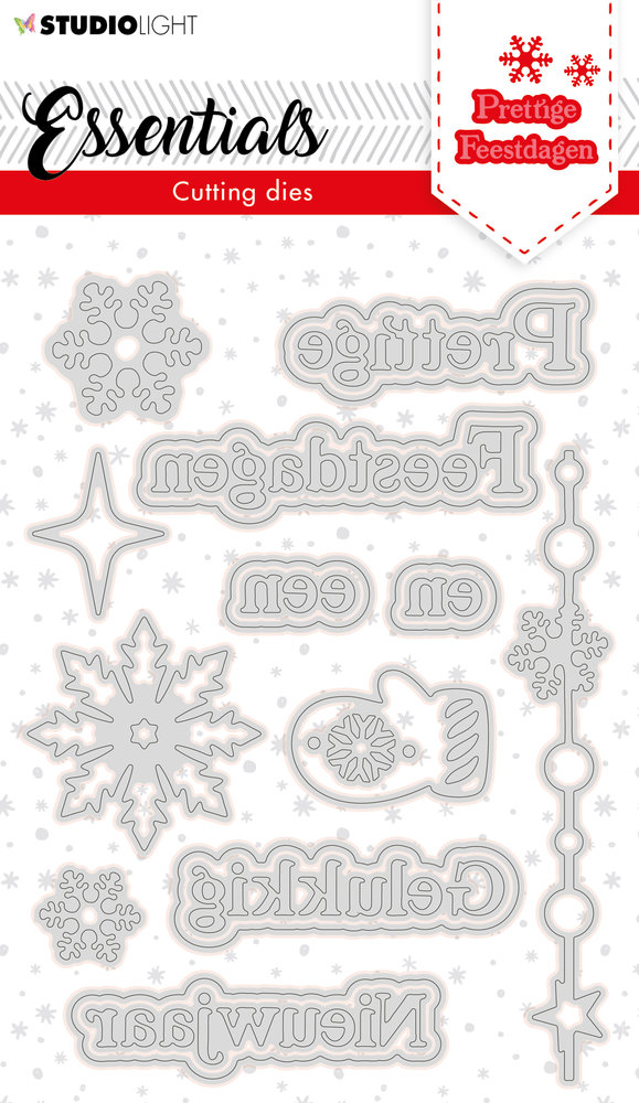 Studio Light Christmas Prettige Feestdagen 2 Cutting Dies (SL-ES-CD117) (OUTLET) Studio Light Christmas Prettige Feestdagen 2 Cutting Dies (SL-ES-CD117) (OUTLET)