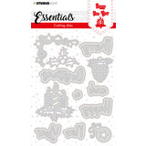 Studio Light Christmas Merry Christmas 3 Cutting Dies (SL-ES-CD120) (OUTLET)