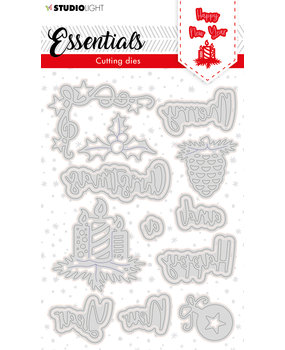 Studio Light Christmas Merry Christmas 3 Cutting Dies (SL-ES-CD120) (OUTLET)