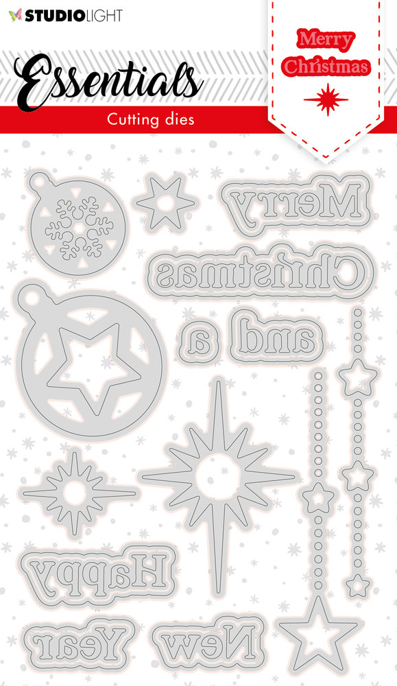 Studio Light Christmas Merry Christmas 2 Cutting Dies (SL-ES-CD119) (OUTLET) Studio Light Christmas Merry Christmas 2 Cutting Dies (SL-ES-CD119) (OUTLET)
