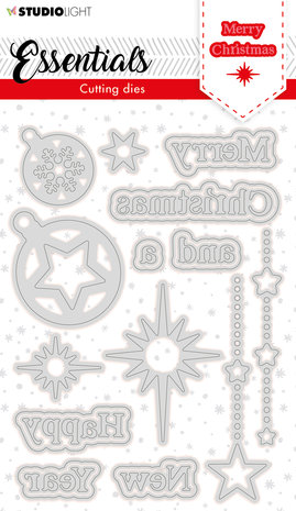 Studio Light Christmas Merry Christmas 2 Cutting Dies (SL-ES-CD119) (OUTLET) Studio Light Christmas Merry Christmas 2 Cutting Dies (SL-ES-CD119) (OUTLET)