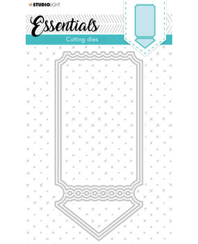 Studio Light Cardshape Ticket Cutting Dies (STENCILSL397) (OUTLET)