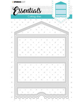 Studio Light Cardshape Pocket Cutting Dies (STENCILSL396) (OUTLET)
