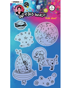 Art By Marlene Out of This World Clear Stamps Walk-about (ABM-OOTW-STAMP69) (OUTLET)