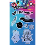 Art By Marlene Out of This World Clear Stamps Space Cats (ABM-OOTW-STAMP71) (OUTLET)