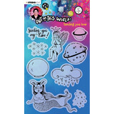 Art By Marlene Out of This World Clear Stamps Sending you Love (ABM-OOTW-STAMP72) (OUTLET)