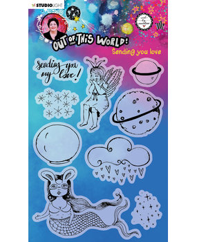 Art By Marlene Out of This World Clear Stamps Sending you Love (ABM-OOTW-STAMP72) (OUTLET)