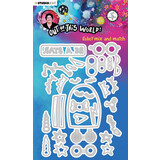 Art By Marlene Out of This World Cut & Emboss Dies Robot Mix and Match (ABM-OOTW-CD85) (OUTLET)