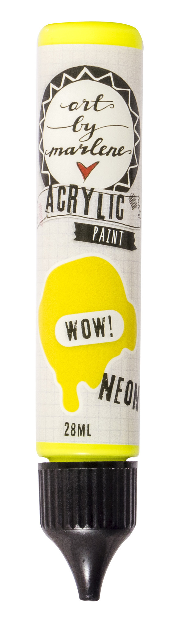 Essentials Acrylic Paint Wow! Neon 28ml (ABMESACP19) Craftlines B.V.