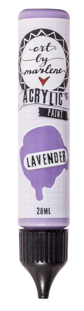 Art By Marlene Essentials Acrylic Paint Lavender 28ml (ABM-ES-ACP11) (BASIC) Art By Marlene Essentials Acrylic Paint Lavender 28ml (ABM-ES-ACP11) (BASIC)