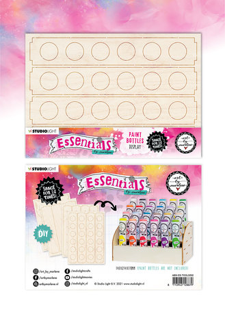 Art By Marlene Essentials Paint Bottles Empty Display for 24 (ABM-ES-TOOLS502) (DISCONTINUED) Art By Marlene Essentials Paint Bottles Empty Display for 24 (ABM-ES-TOOLS502) (DISCONTINUED)