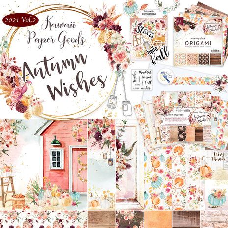 Memory Place Kawaii Paper Goods Autumn Wishes Bundle (MP-60674) (OUTLET)