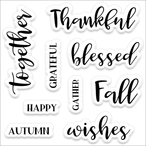 Memory Place Kawaii Paper Goods Autumn Wishes Bundle (MP-60674) (OUTLET)