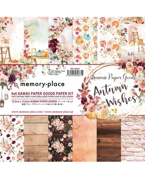 Memory Place Kawaii Paper Goods Autumn Wishes 6x6 Inch Paper Pack (MP-60667) (OUTLET)