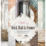 Memory Place Brick Wall & Frames 12x12 Inch Paper Pack (MP-60644) (OUTLET)