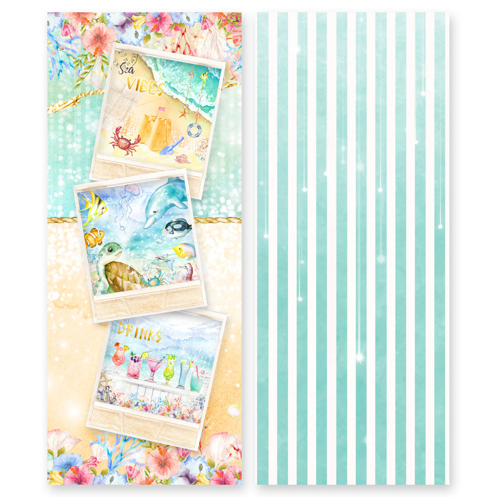 Memory Place Welcome to Paradise Slimline Paper Pack (MP-60659) (OUTLET)