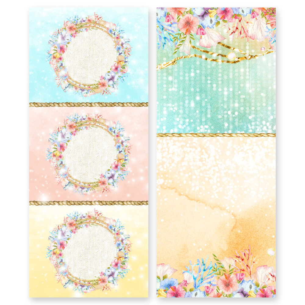 Memory Place Welcome to Paradise Slimline Paper Pack (MP-60659) (OUTLET)