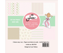 By Lene Baby Girl 6x6 Inch Paper Pack (BLP025)