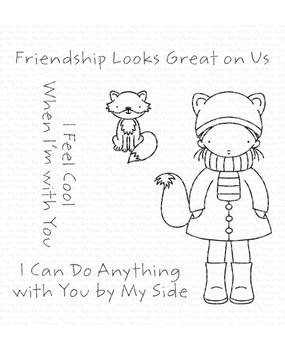 My Favorite Things Friendship Looks Great Clear Stamps (PI-328) (OUTLET)