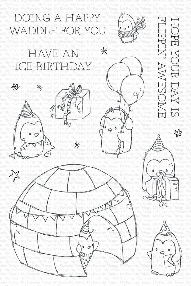 My Favorite Things Happy Waddle Clear Stamps (RAM-023) (OUTLET) My Favorite Things Happy Waddle Clear Stamps (RAM-023) (OUTLET)