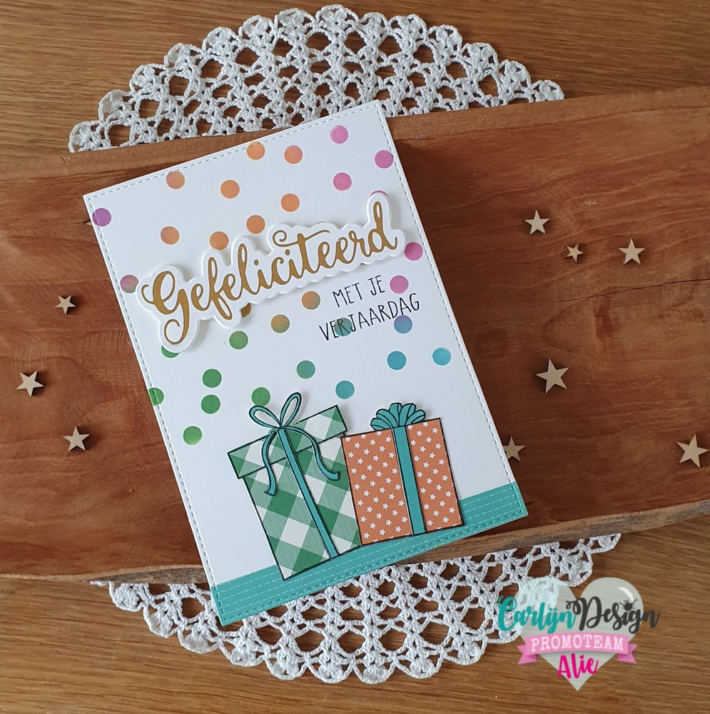 CarlijnDesign Stencil Slimline Polkadots (CDSC-0017) (DISCONTINUED)