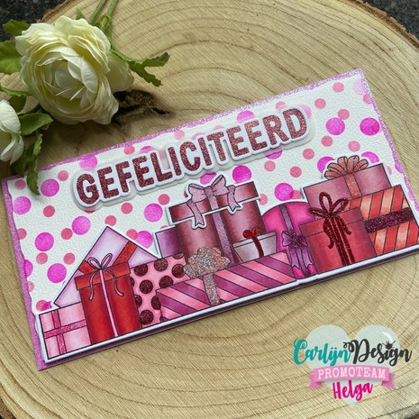 CarlijnDesign Stencil Slimline Polkadots (CDSC-0017) (DISCONTINUED)