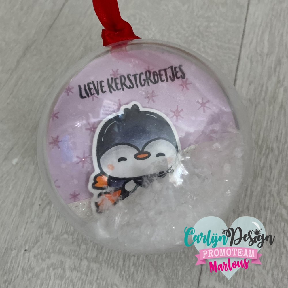 CarlijnDesign Clear Stamps Penguin Puck (CDJD-0019) (DISCONTINUED) CarlijnDesign Clear Stamps Penguin Puck (CDJD-0019) (DISCONTINUED)