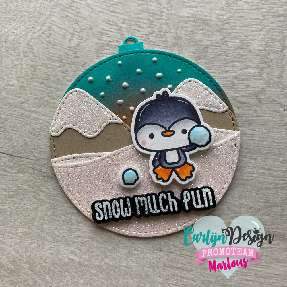 CarlijnDesign Stempels Pinguïn Puck (CDJD-0019) (DISCONTINUED) CarlijnDesign Stempels Pinguïn Puck (CDJD-0019) (DISCONTINUED)