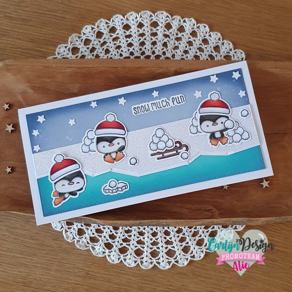 CarlijnDesign Snijmallen Pinguïn Puck (CDJD-0020) (DISCONTINUED)