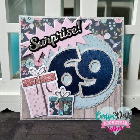 CarlijnDesign Snijmallen Surprise (CDSN-0141) (DISCONTINUED) CarlijnDesign Snijmallen Surprise (CDSN-0141) (DISCONTINUED)