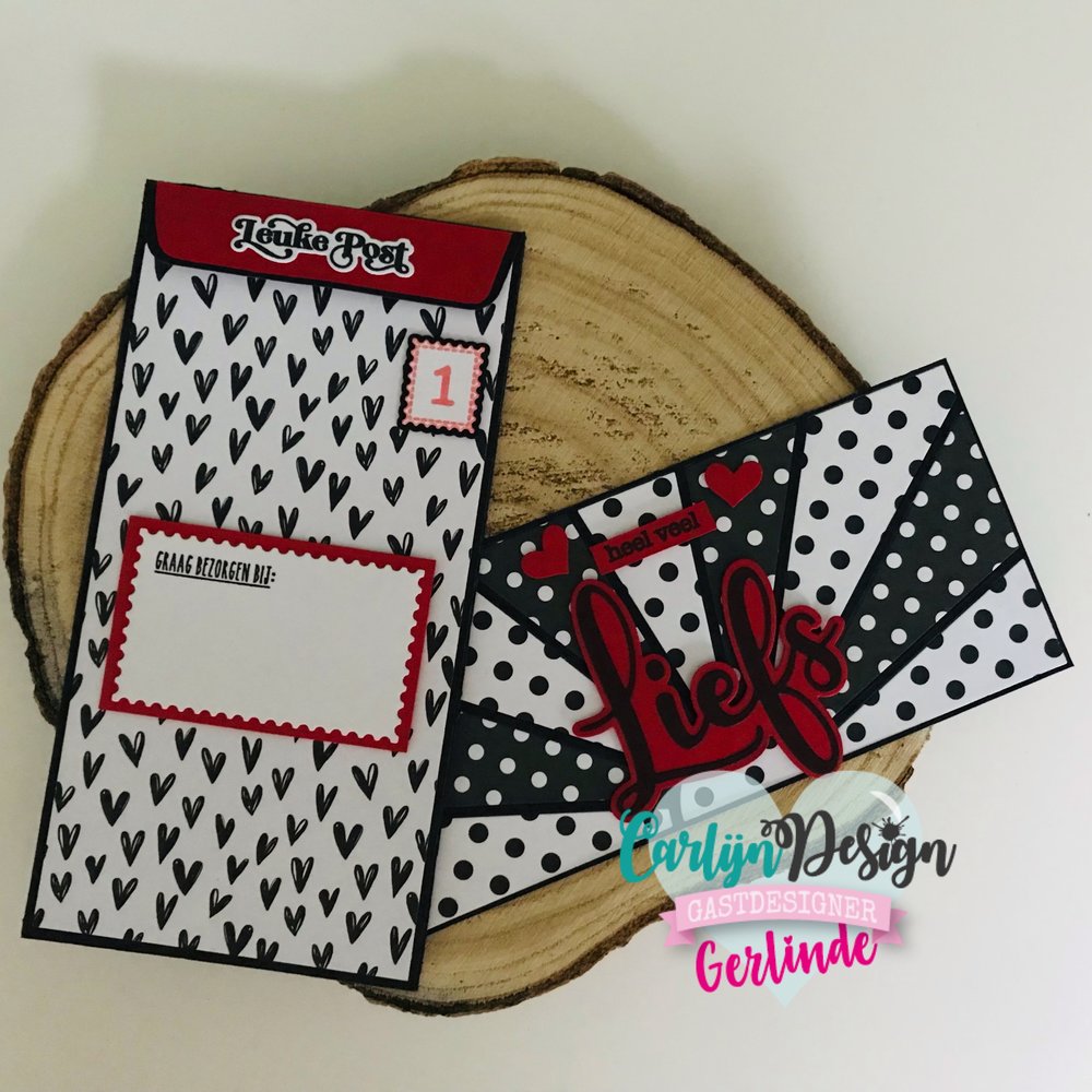 CarlijnDesign Dies Slimline Card 7 & Envelope (CDSN-0136) (DISCONTINUED)