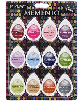 Tsukineko Memento Dew Drops Set "Sorbet Scoops" (12pcs) (MD-012-200)