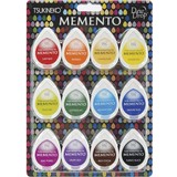 Tsukineko Memento Dew Drops Set "Gum Drops" (12pcs) (MD-012-100)