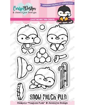 CarlijnDesign Stempels Pinguïn Puck (CDJD-0019) (DISCONTINUED) CarlijnDesign Stempels Pinguïn Puck (CDJD-0019) (DISCONTINUED)