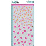 CarlijnDesign Stencil Slimline Polkadots (CDSC-0017) (DISCONTINUED)