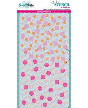 CarlijnDesign Stencil Slimline Polkadots (CDSC-0017) (DISCONTINUED)