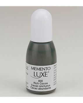 Tsukineko Memento Luxe Reinkers Rich Cocoa (RL-000-800)