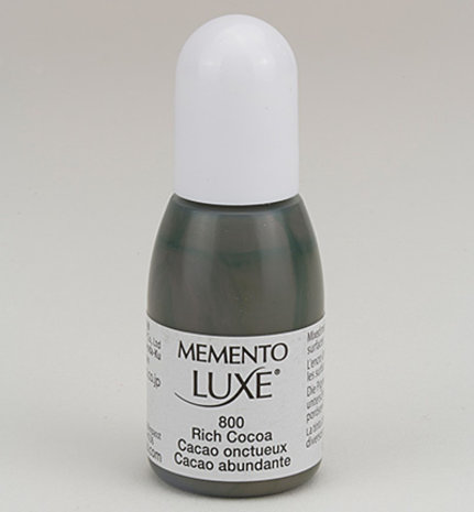 Tsukineko Memento Luxe Reinkers Rich Cocoa (RL-000-800)